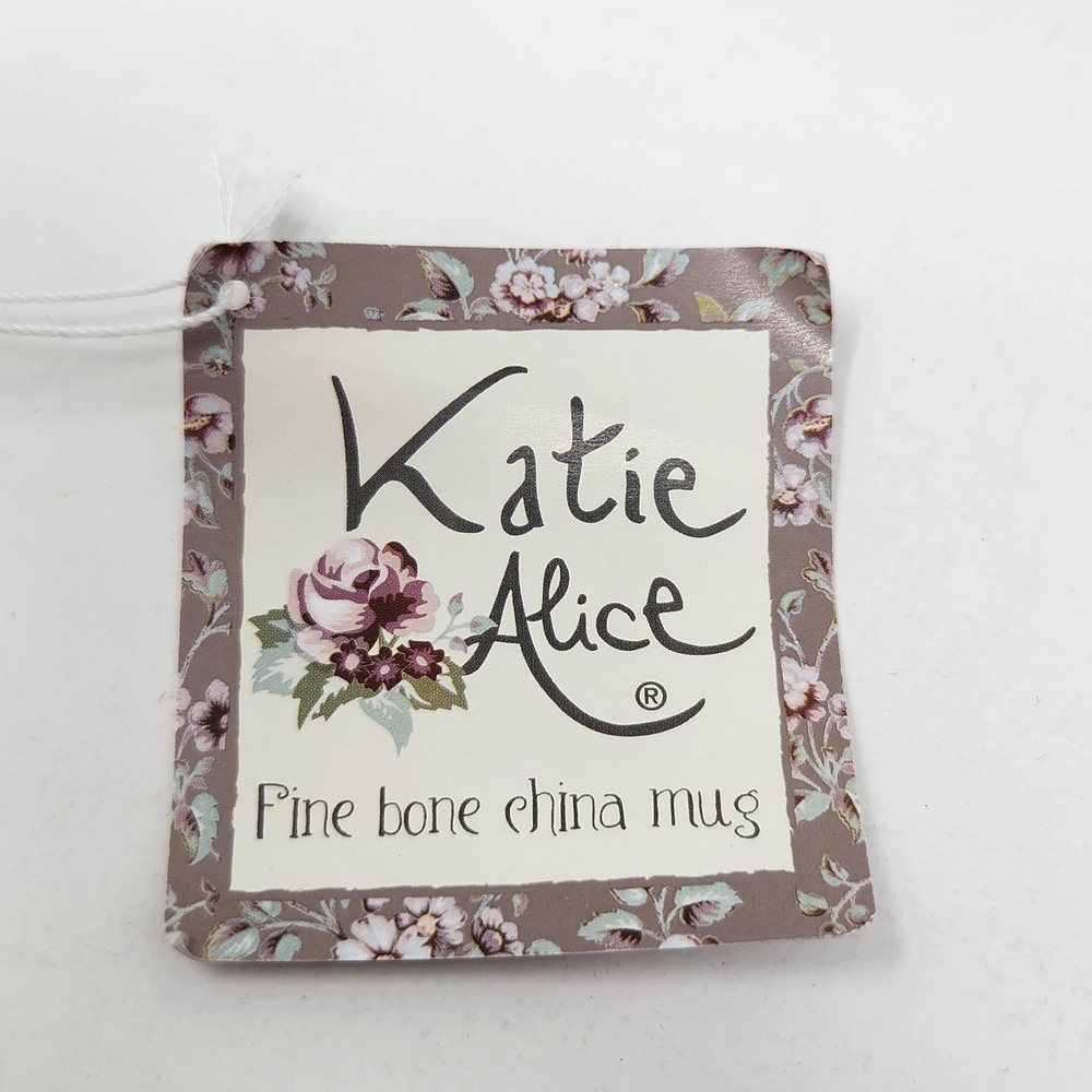 Vintage Katie Alice Ditsy Floral Union Jack Flag Design Bone China Mugs - New - Picture 6 of 7